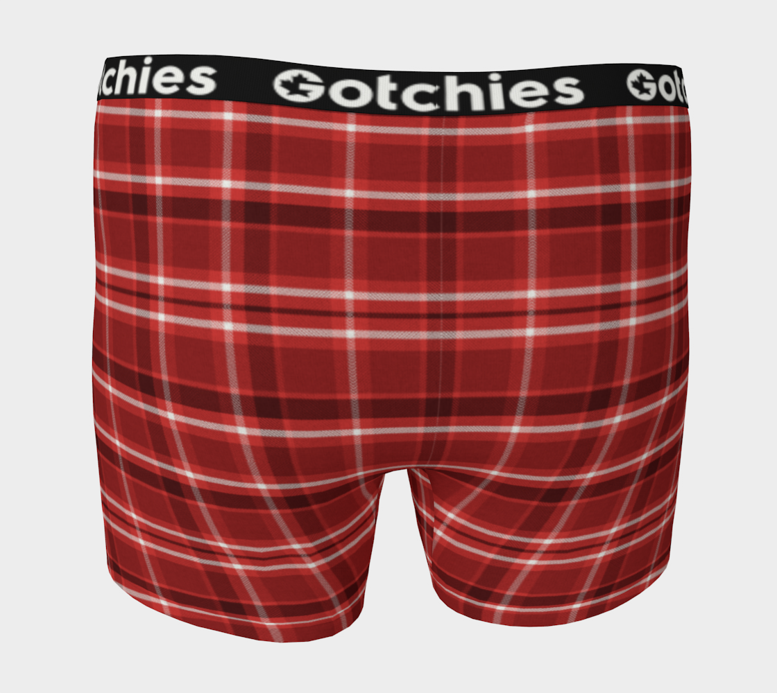 Christmas Plaid Boxer Briefs V2 (M)