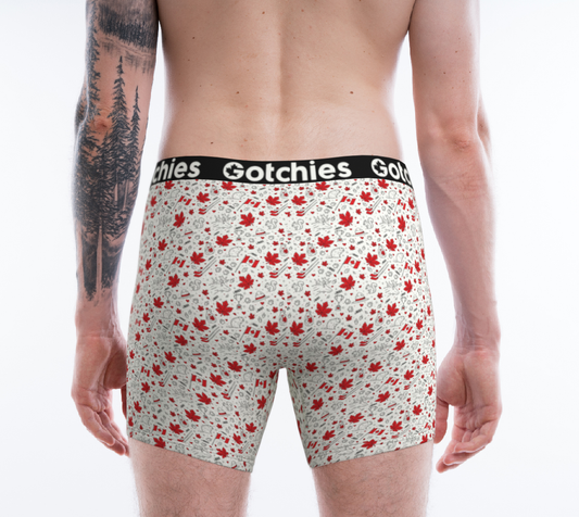 Gotchies Canadian Red Boxer Briefs (M)