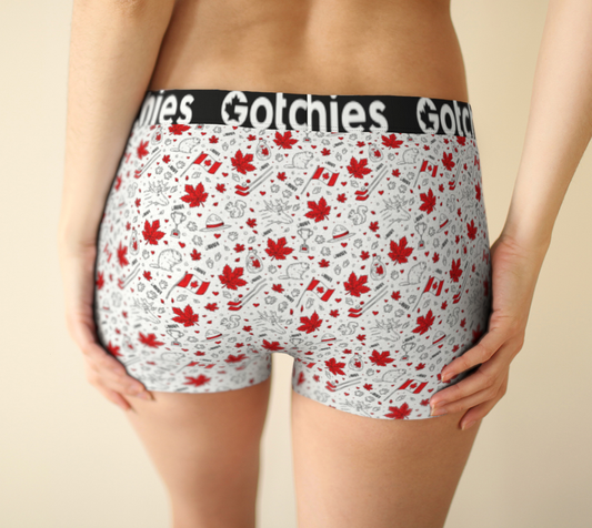Gotchies Canadian Red Boyshorts (W)