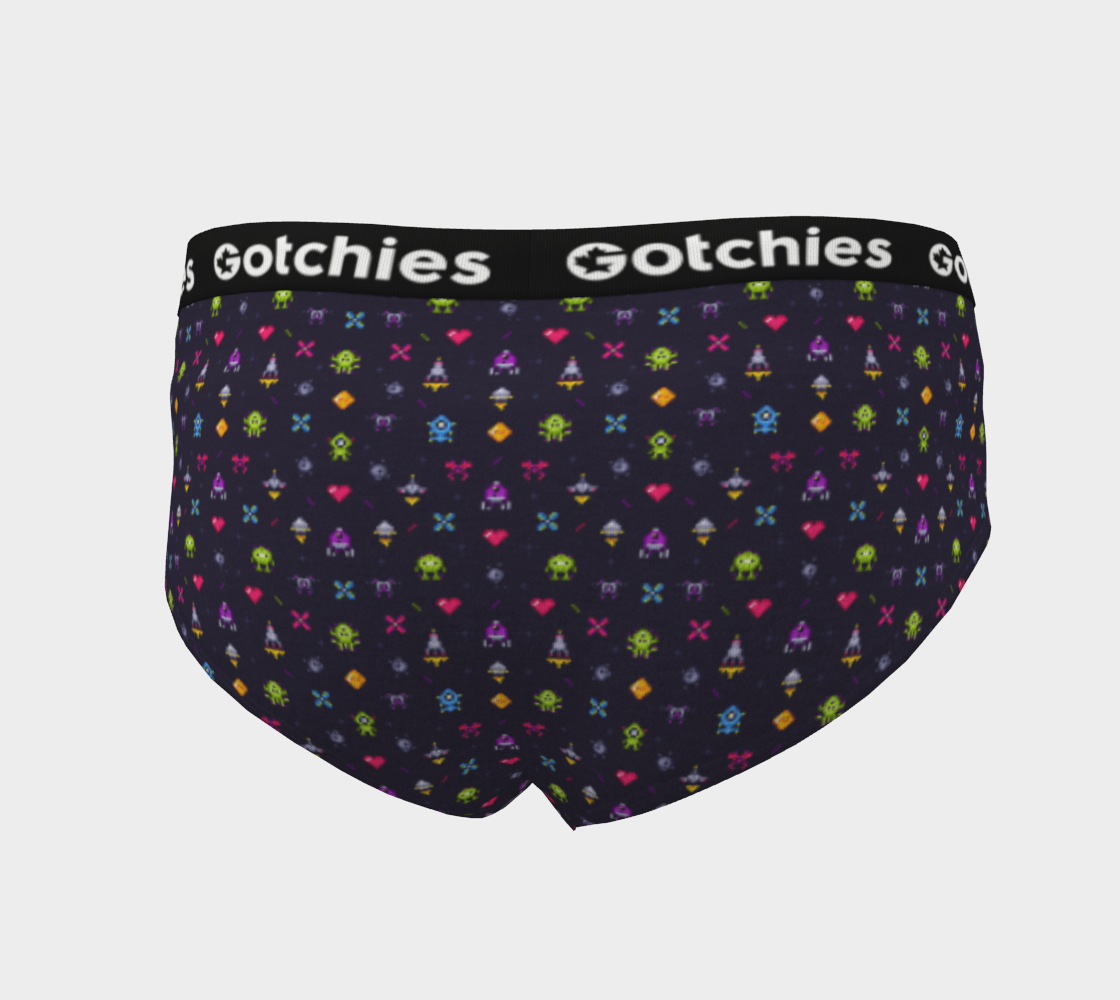 Gotchies Space Pixel Cheeky Briefs (W)