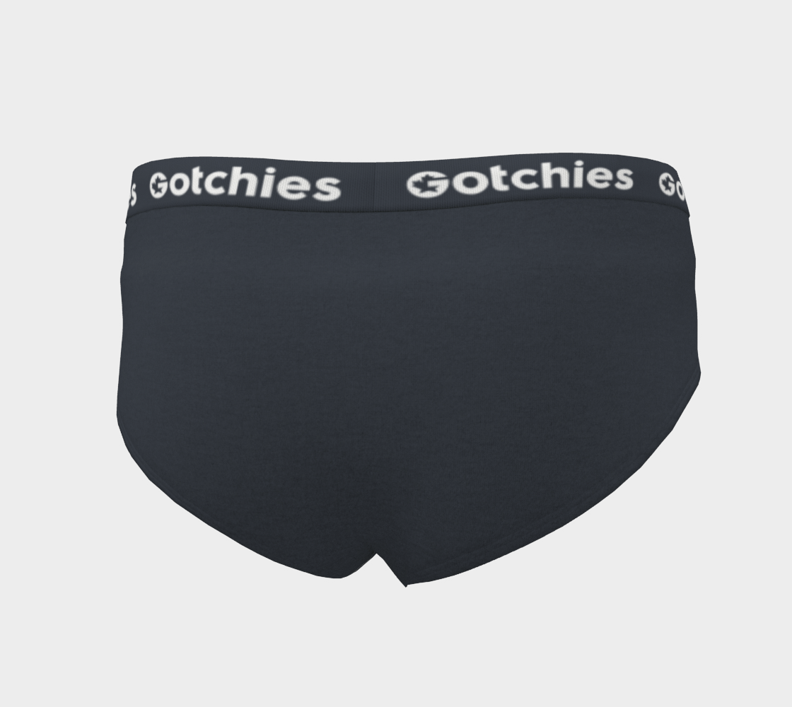Gotchies Colourways 'Dark Grey' Cheeky Briefs (W)