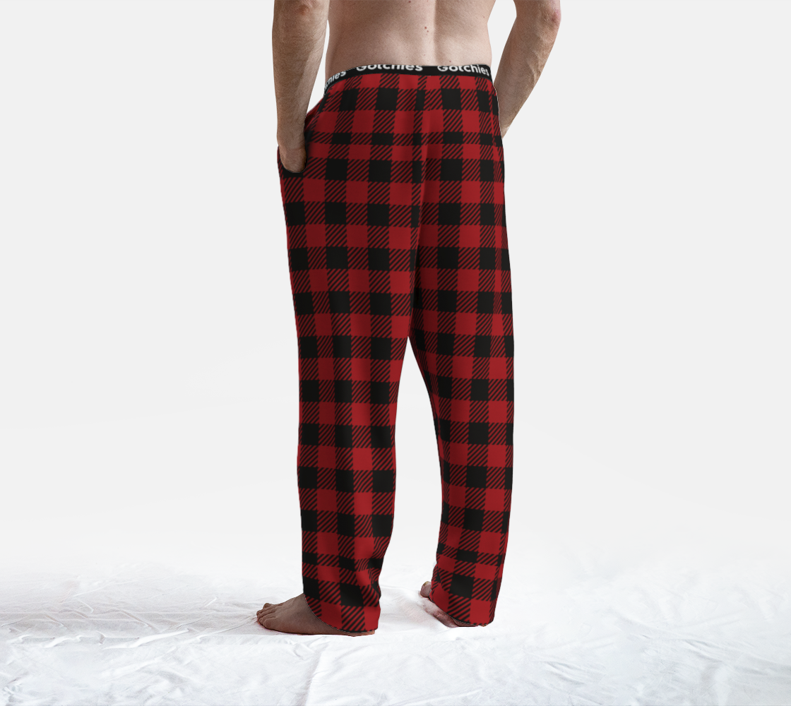 Gotchies Red Lumberjack Plaid Loungers (U)