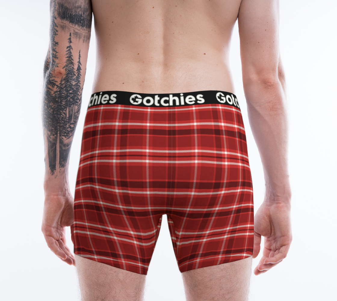 Christmas Plaid Boxer Briefs V2 (M)