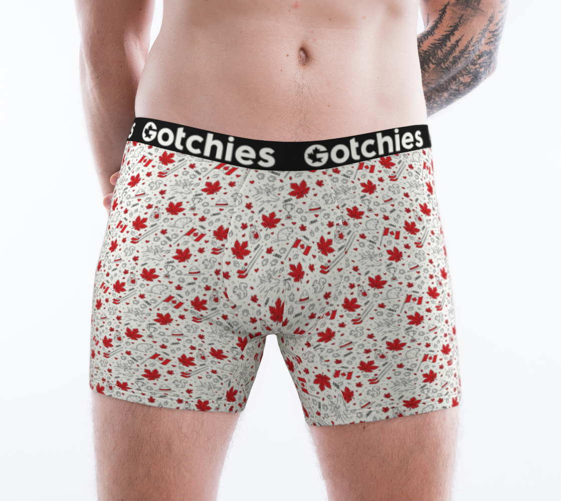 Gotchies Canadian Red Boxer Briefs (M)
