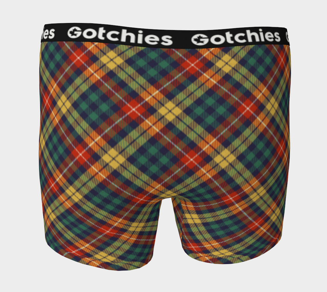 Gotchies Check Plaid Boxer Briefs (M)