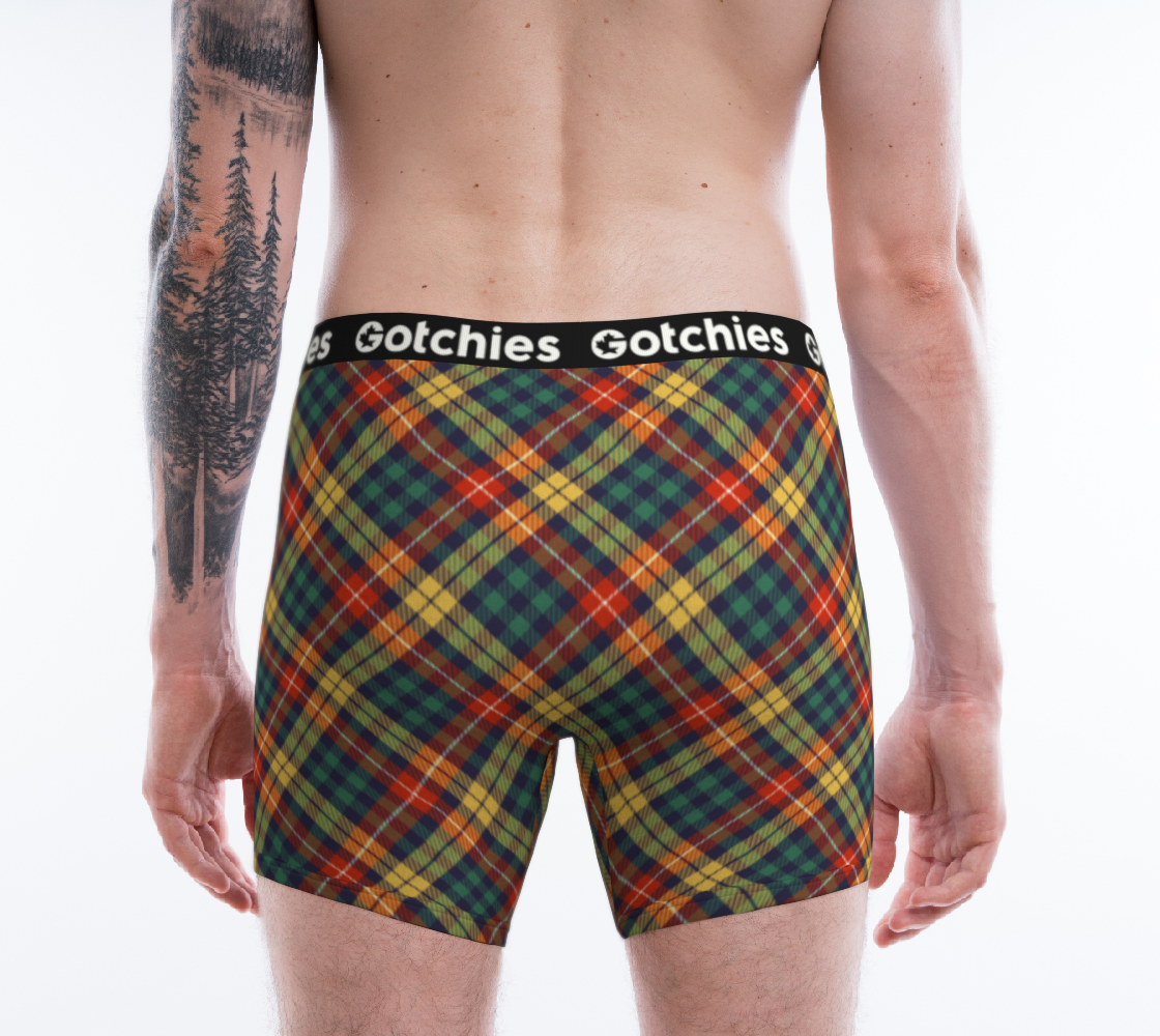 Gotchies Check Plaid Boxer Briefs (M)