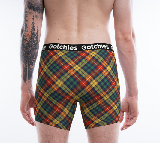Gotchies Check Plaid Boxer Briefs (M)