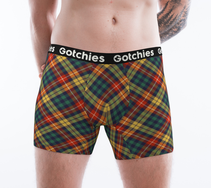 Gotchies Check Plaid Boxer Briefs (M)