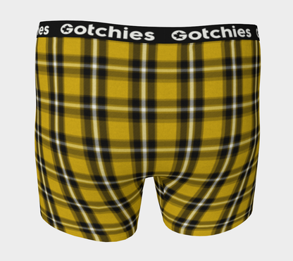Gotchies Yellow Plaid Boxer Briefs (M)