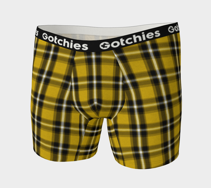 Gotchies Yellow Plaid Boxer Briefs (M)