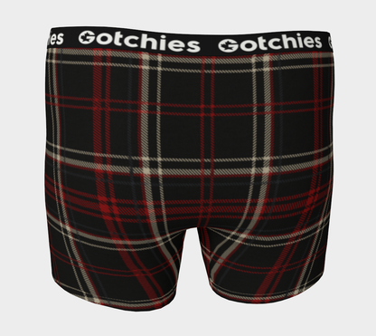 Gotchies Black Plaid Boxer Briefs (M)