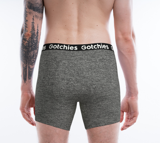Gotchies Colourways 'Heathered Grey' Boxer Briefs (M)
