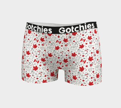 Gotchies Canadian Red Boyshorts (W)