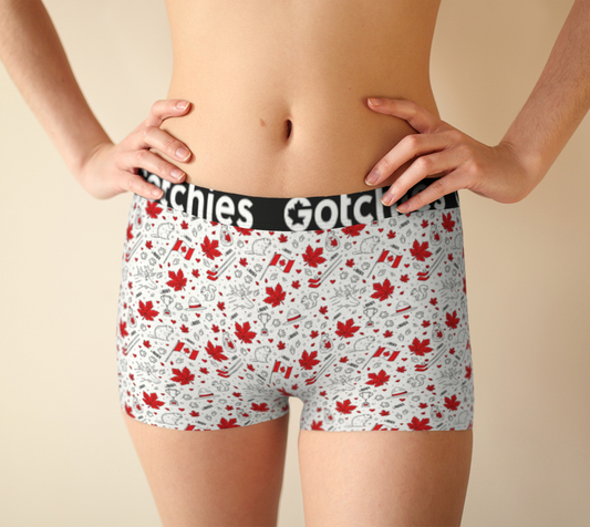 Gotchies Canadian Red Boyshorts (W)
