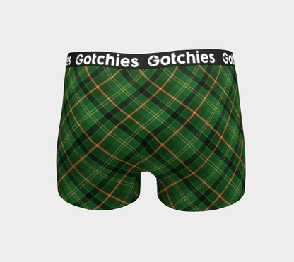 Gotchies Green Diamond Plaid Boyshorts (W)