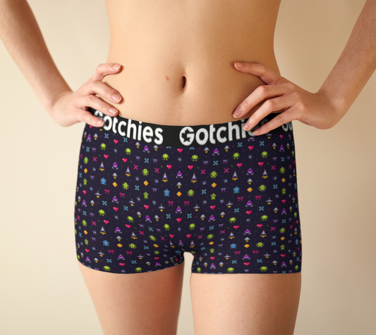 Gotchies Space Pixel Boyshorts (W)