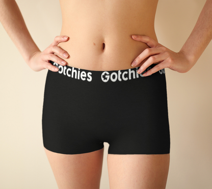 Gotchies Colourways 'Black' Boyshorts (W)