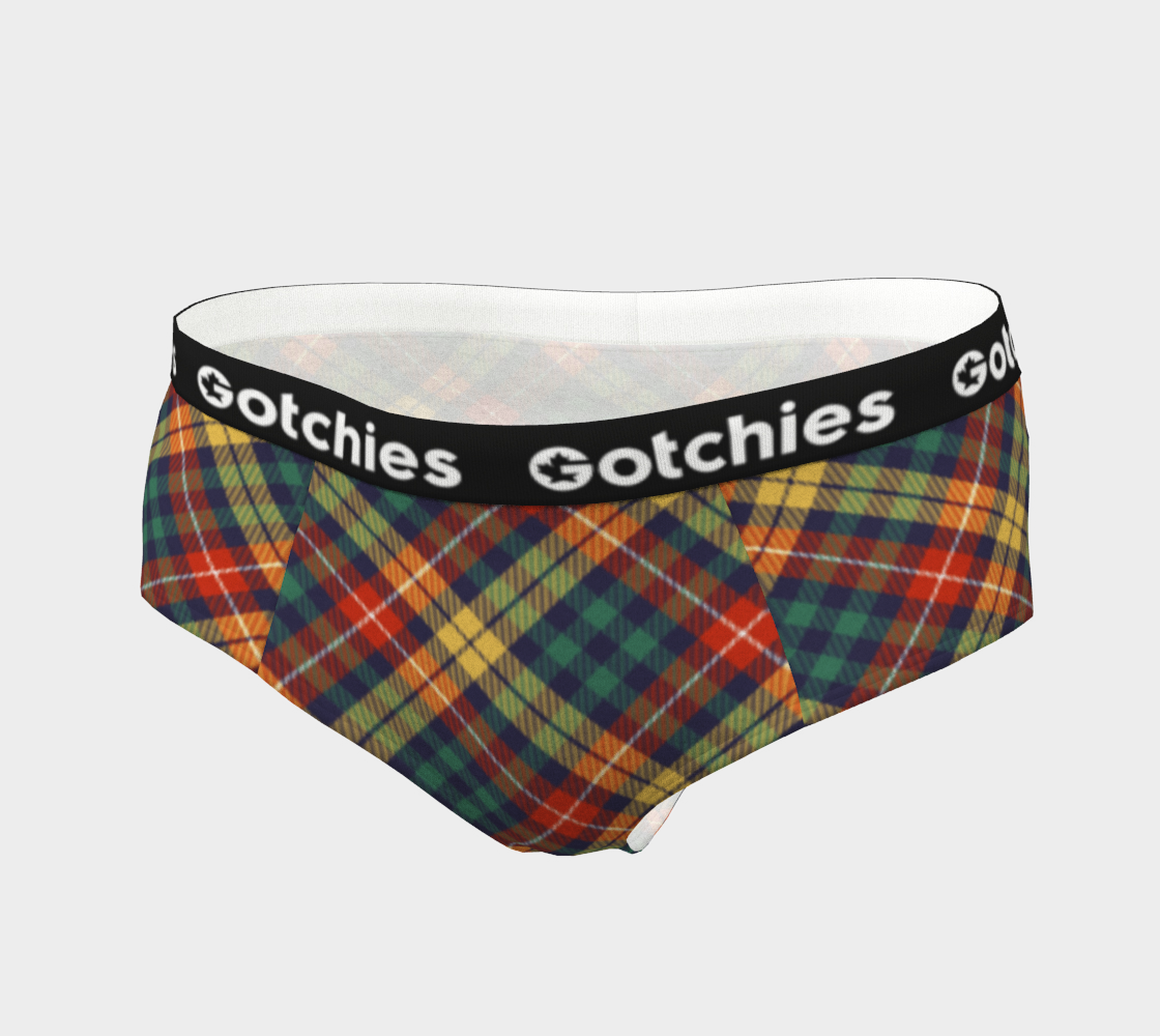 Gotchies Check Plaid Cheeky Briefs (W)