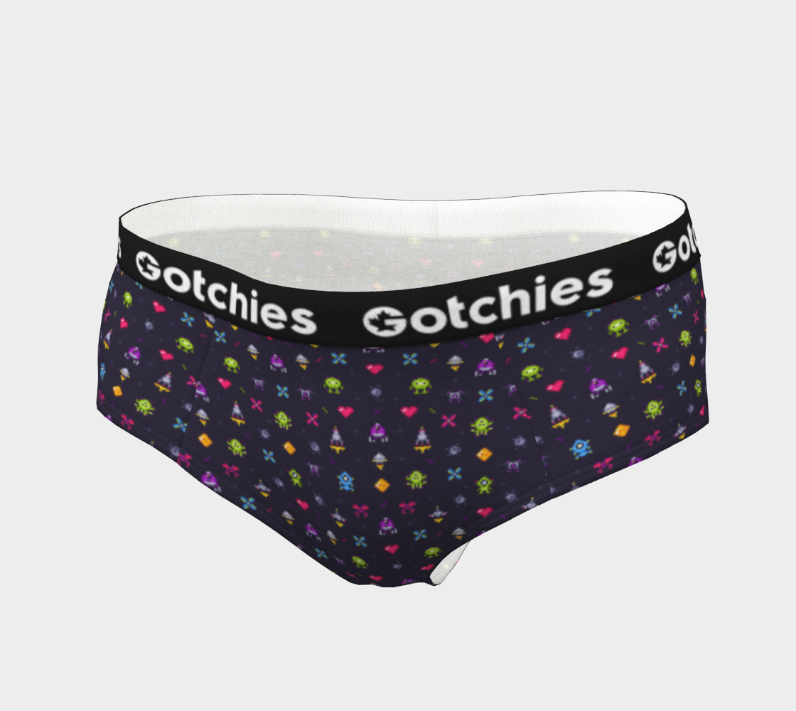 Gotchies Space Pixel Cheeky Briefs (W)