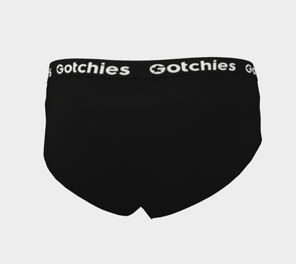 Gotchies Colourways 'Black' Cheeky Briefs (W)