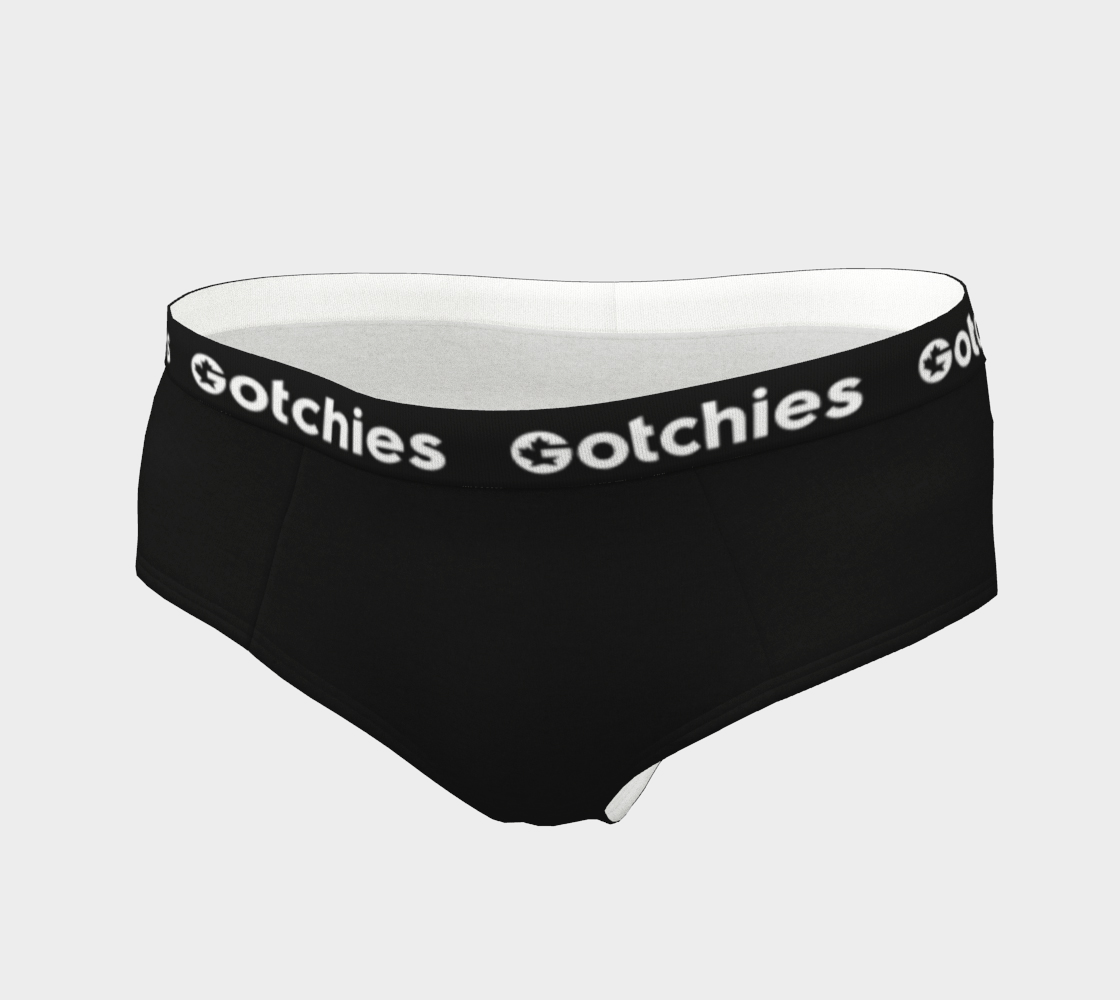 Gotchies Colourways 'Black' Cheeky Briefs (W)