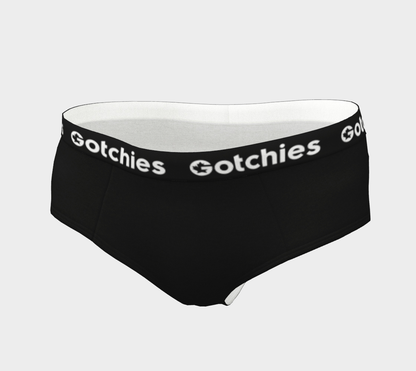 Gotchies Colourways 'Black' Cheeky Briefs (W)