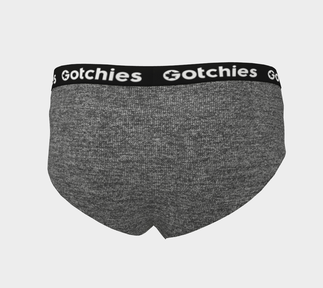 Gotchies Colourways 'Heathered Grey' Cheeky Briefs (W)