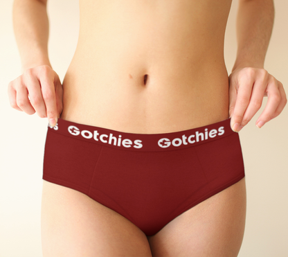 Gotchies Colourways "Cherry Red" Cheeky Briefs (W)