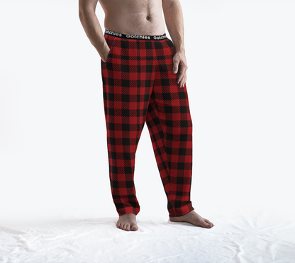 Gotchies Red Lumberjack Plaid Loungers (U)