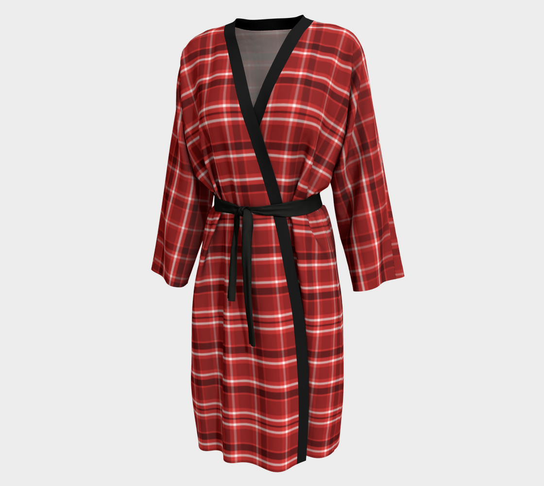 Christmas Plaid Robe (U)