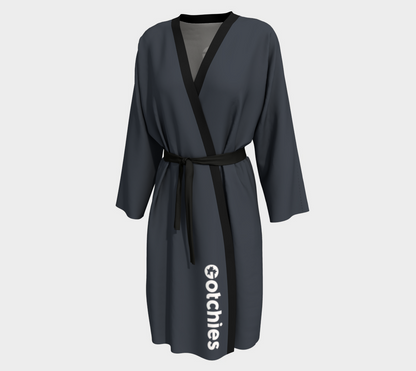 Gotchies Colourways 'Dark Grey' Robe (U)