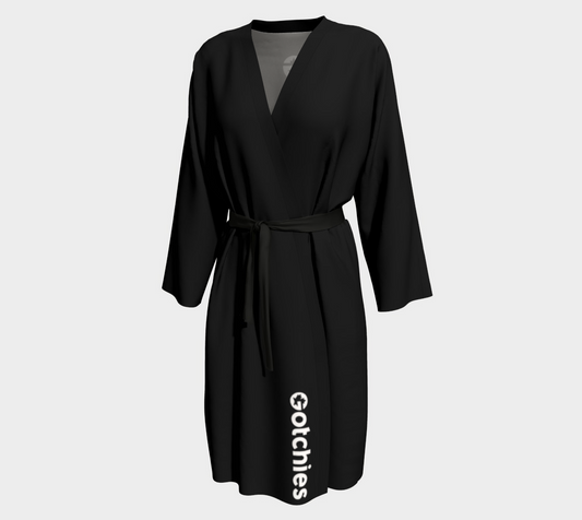 Gotchies Colourways 'Black' Robe (U)