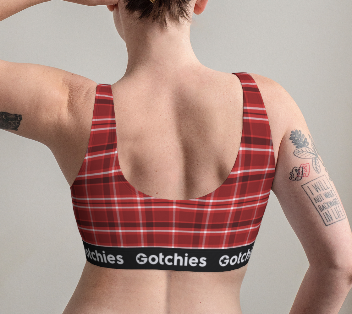 Christmas Plaid Bralette (W)